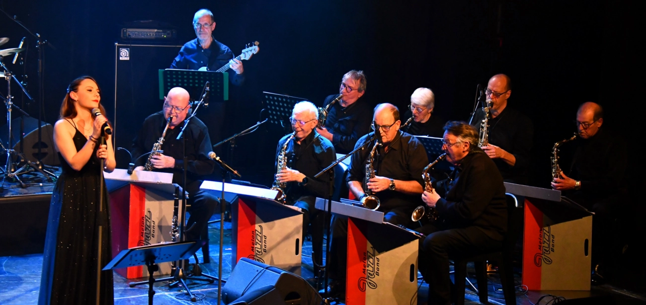 Hirson (02) salle de l'Eden. Melon Jazz Band, concert de Jazz à Hirson (02)