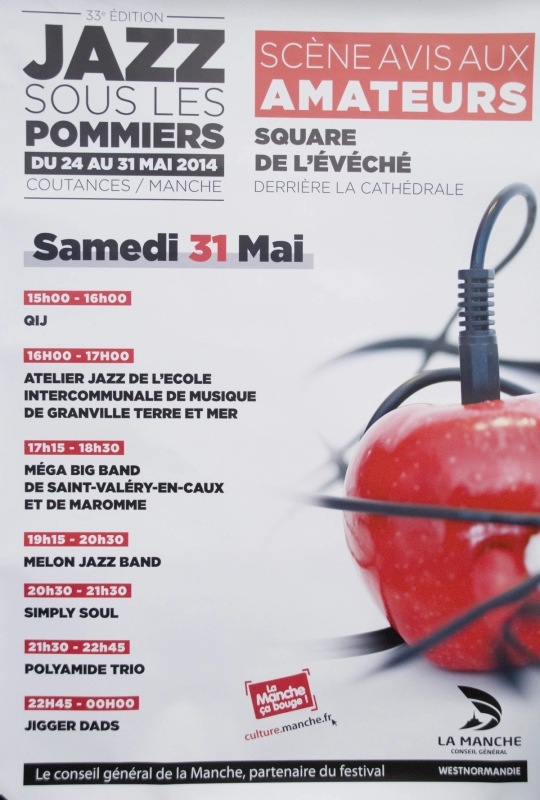 Jazz sous les Pommiers #33 - Jazz dans la rue Melon Jazz Band, concert de Jazz à Coutances